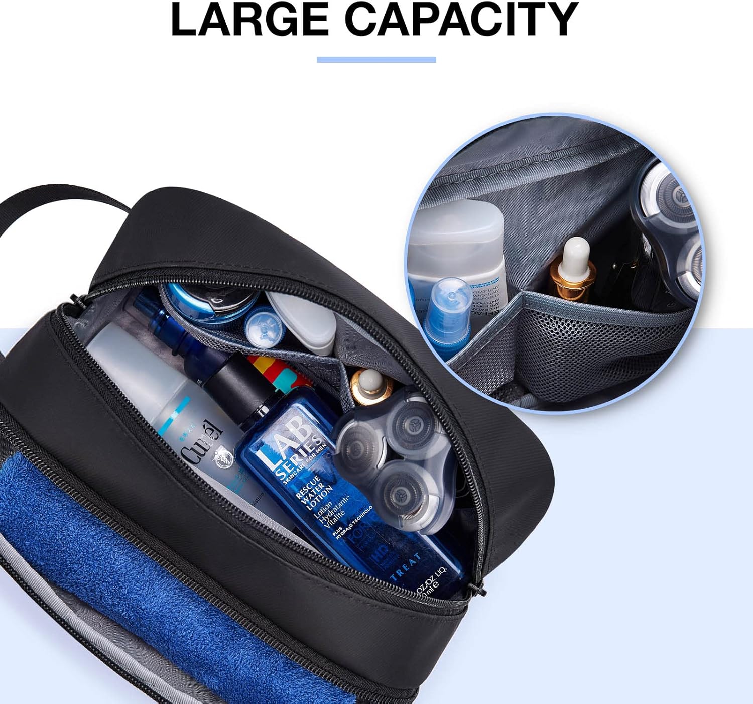 Detalle 2 de BAGSMART Kulturtasche für Männer 10,2 Zoll