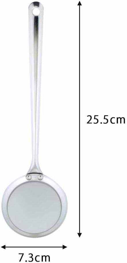 Detalle 2 de 下村企販 27538 あく取り名人 25.5cm ステンレス製・60メッシュ・食洗機対応