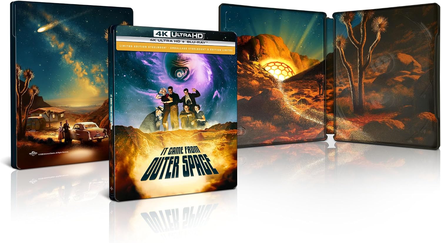 Detalle de It Came from Outer Space Limited Edition Steelbook, 4K UHD + Blu-ray