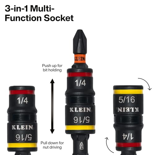 Detalle de Klein Tools 32303HD Impact Driver Set: 20-in-1 SAE Bits & Nut Drivers