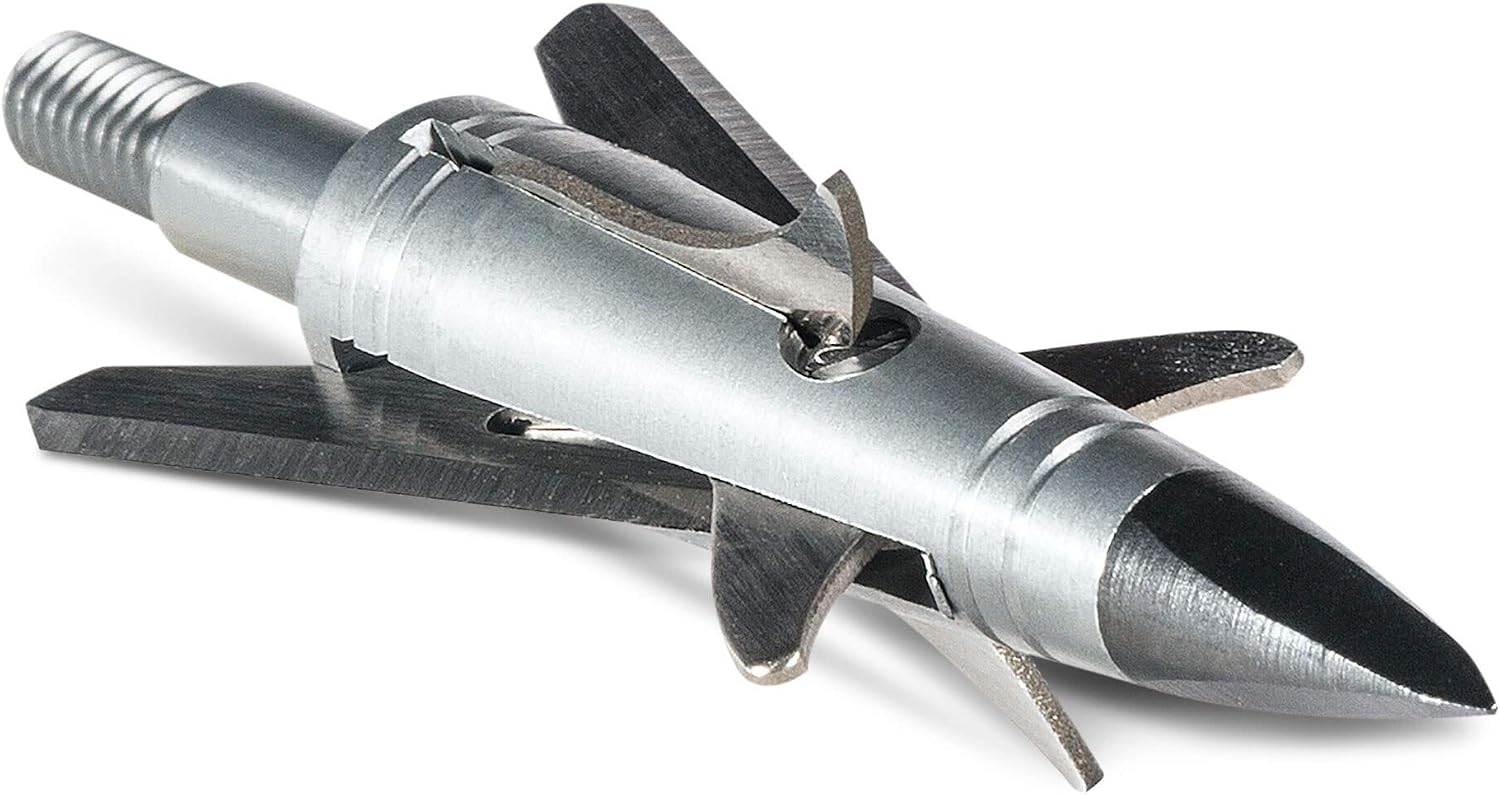 Detalle 1 de New Archery Products Spitfire Dbl Cross 100 (NAP-60-087) Broadheads, 3-Pack