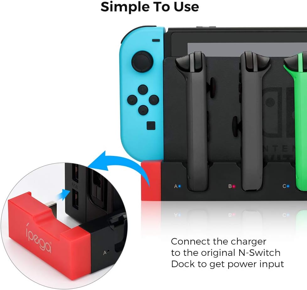 Thumbnail 1 de Dock di ricarica Joy-Con 4 in 1 per Switch