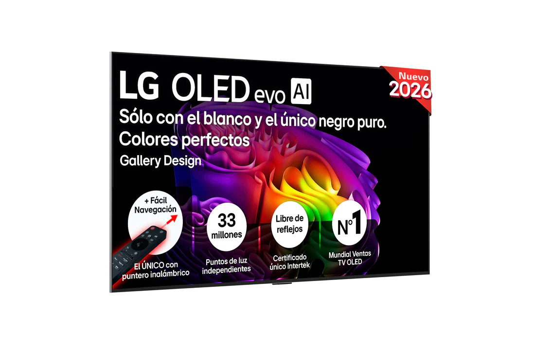 Detalle de LG OLED evo AI G6 65 pulgadas 4K (2026) – OLED65G64LW