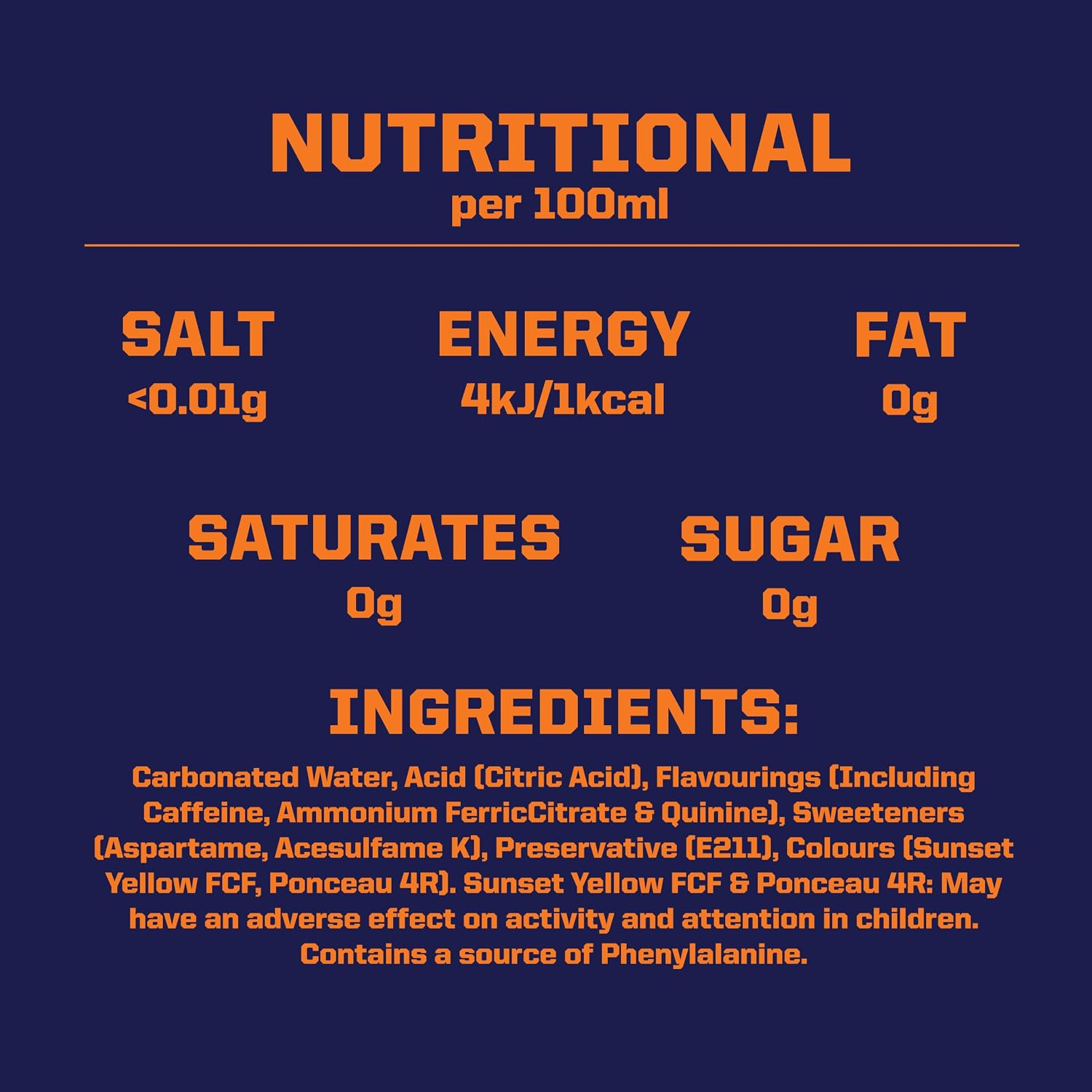 Thumbnail 5 de IRN-BRU Zero Carbonated Soft Drink – 24 Pack (330ml Cans)
