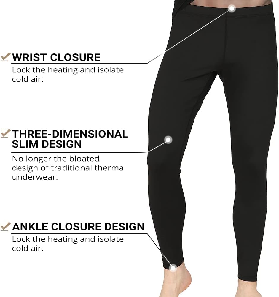 Detalle de HEROBIKER Long Johns Thermal Ski Underwear ⚙