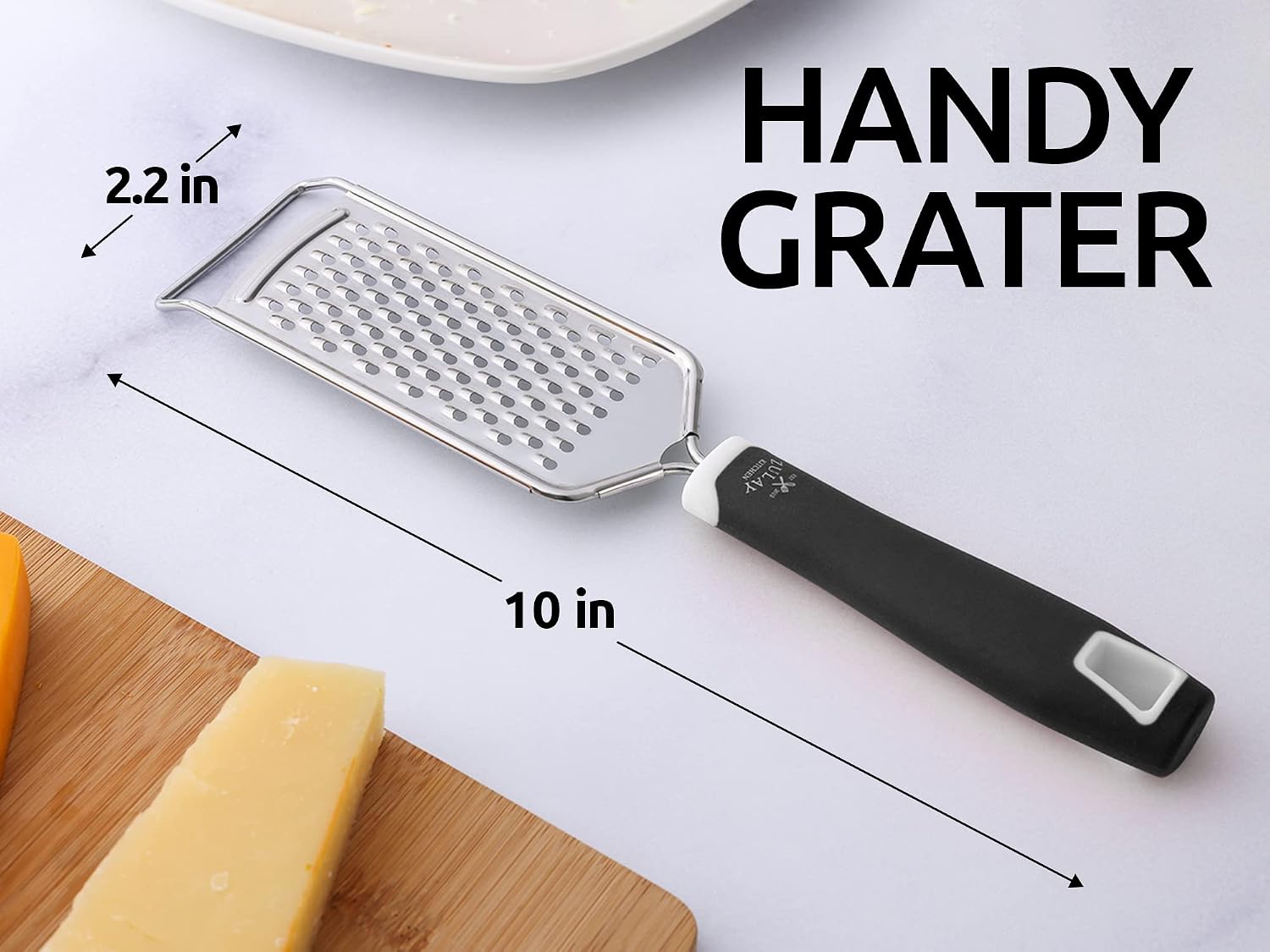 Detalle 2 de Zulay Kitchen Handheld Grater Stainless Steel
