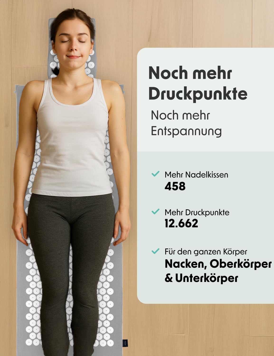 Thumbnail 2 de LifeGoods Akupressurmatte XL mit Kissen – Akupressmatte mit Zubehörpaket
