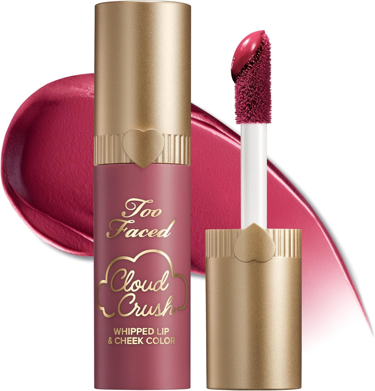 Too Faced Cloud Crush Whipped Lip & Cheek (4.5ml) – creamy multi-use colour with hyaluronic oil