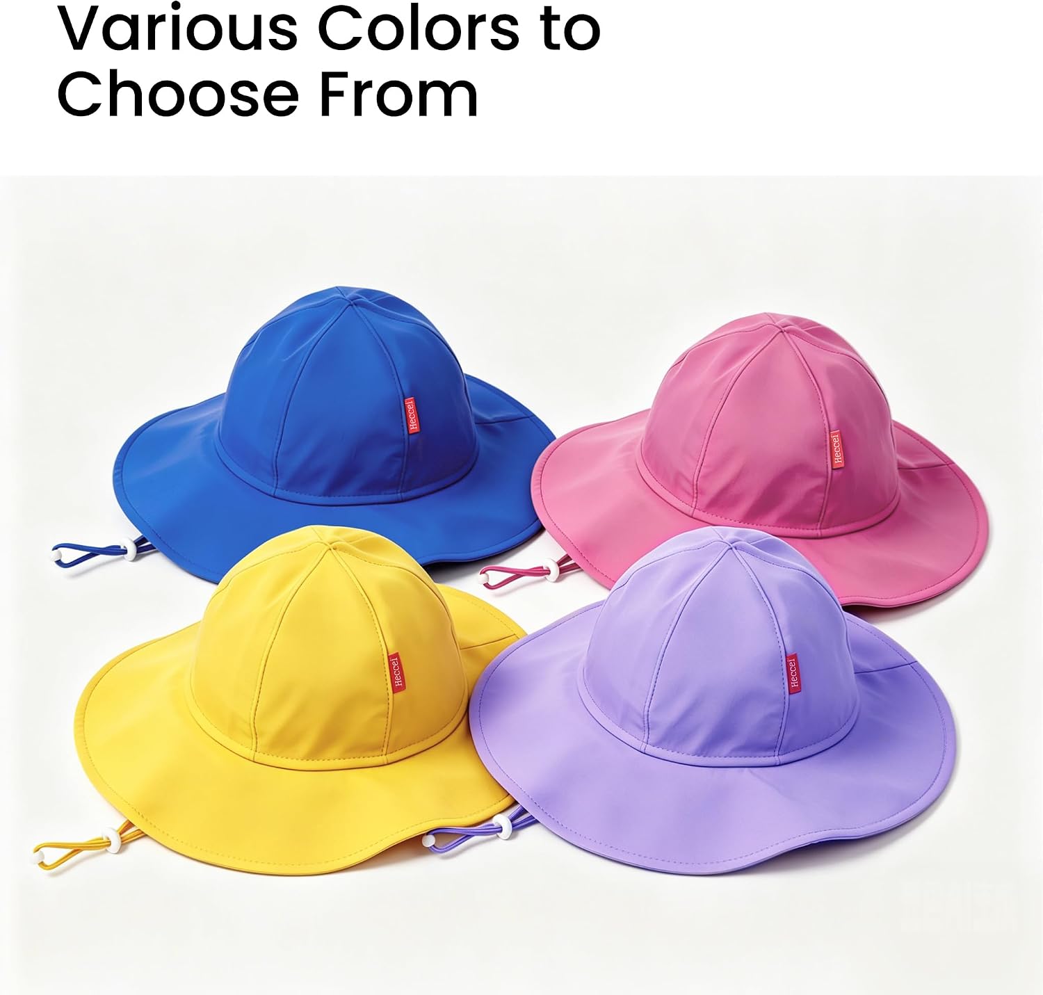 Thumbnail 6 de HECCEI Baby Sun Hat DryShade UPF 50+ — Adjustable, Breathable & Foldable Whale Design