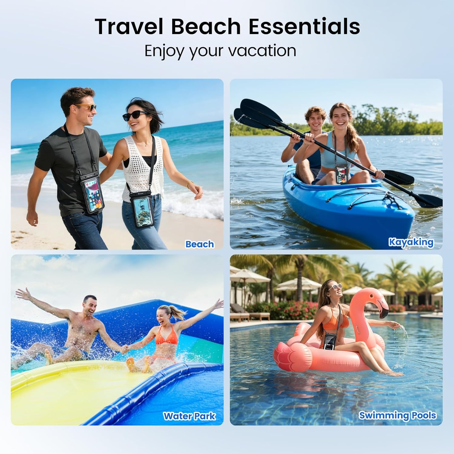 Thumbnail 6 de Niveaya Double Space 2-Pack Waterproof Phone Pouch