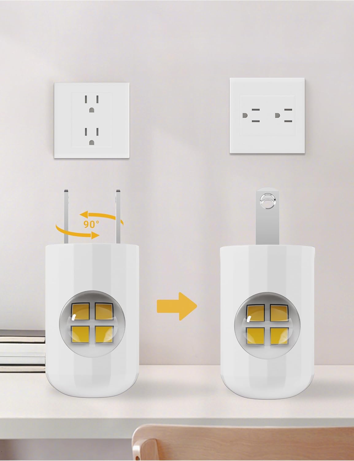 Detalle 1 de SETEN Plug-In Night Lights, 6-Pack