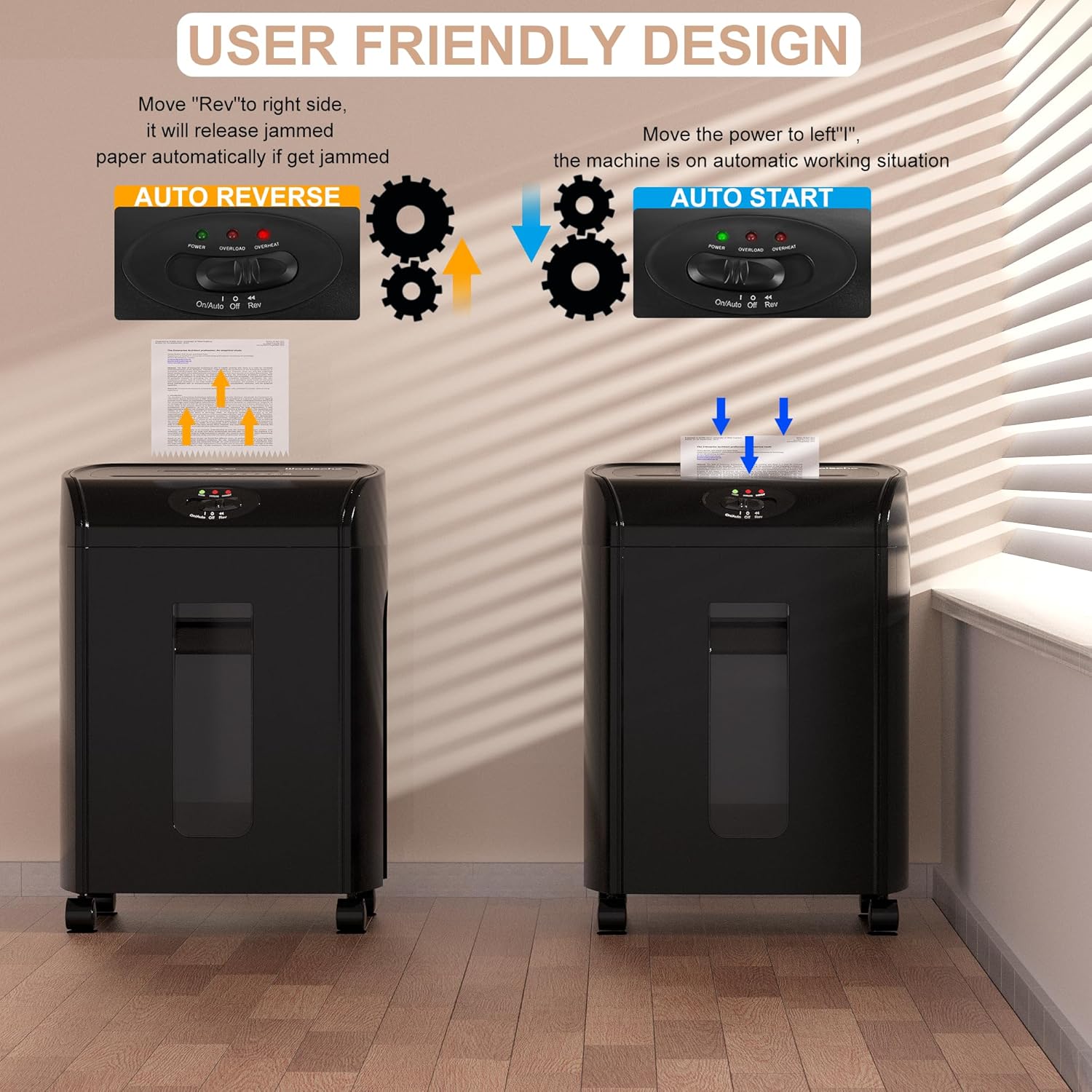 Thumbnail 6 de Paper Shredder 16-Sheet Cross Cut, 4.76-Gallon 🗑️