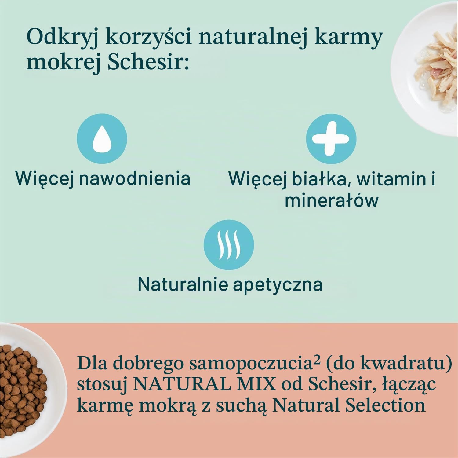Thumbnail 6 de Schesir Kitten Cream Kurczak – mokra karma dla kociąt, bez zbóż, z witaminami i minerałami