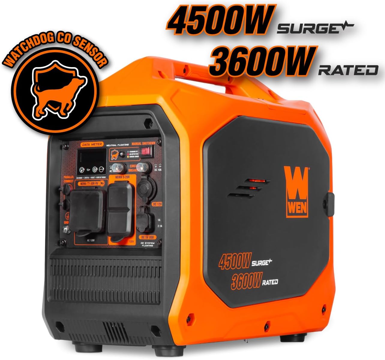 Thumbnail 1 de WEN 56432iX 4500W inverter generator for RVs 🔌