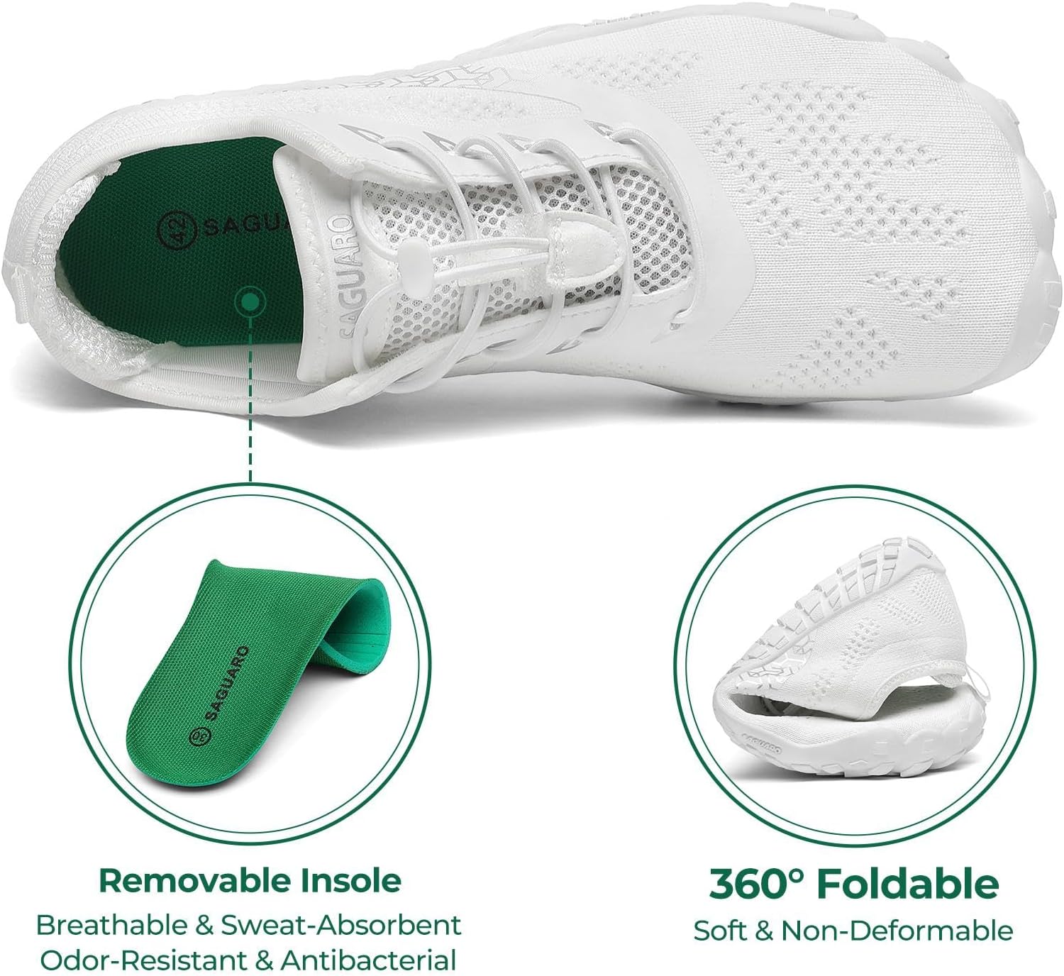 Thumbnail 3 de SAGUARO Chaussures Minimalistes Trail pour Homme et Femme – Légères, Antidérapantes et Ultral Flexibles (GR.35-48 EU)