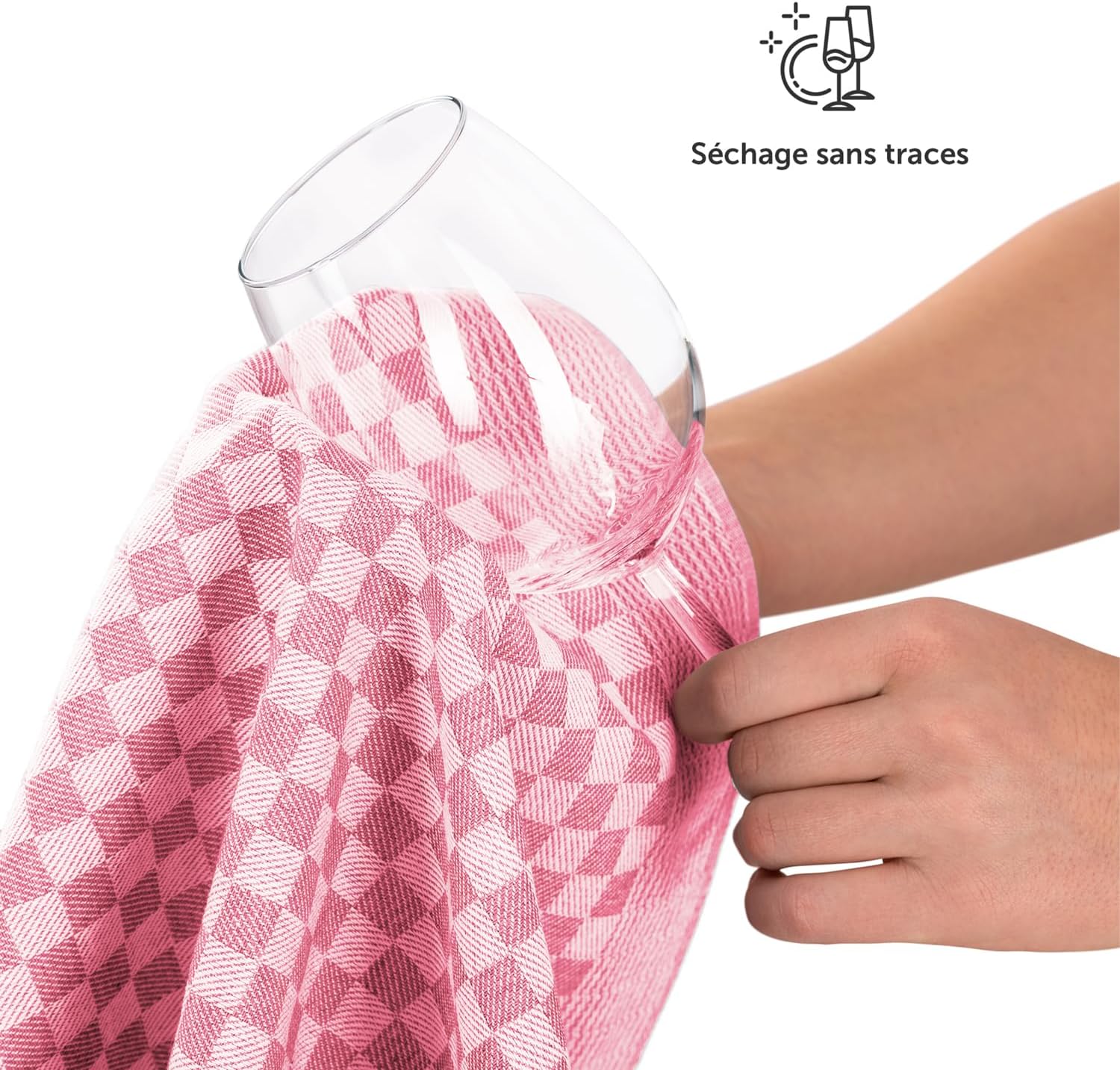 Thumbnail 3 de Blumtal torchon Cuisine – lot de 10 torchons 50 x 70 cm, rouge, coton certifié Oeko-Tex