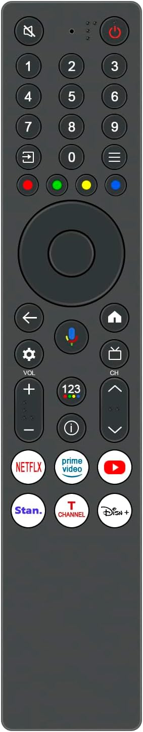 Detalle de VINABTY Replacement RC833A Voice Remote for TCL 55T8C-UK, 65T8C-UK, 75T8C-UK, 85T8C-UK, 55Q6C-UK, 55C6KS-UK, 55Q7C-UK, 55V6C-UK MiniLED TV