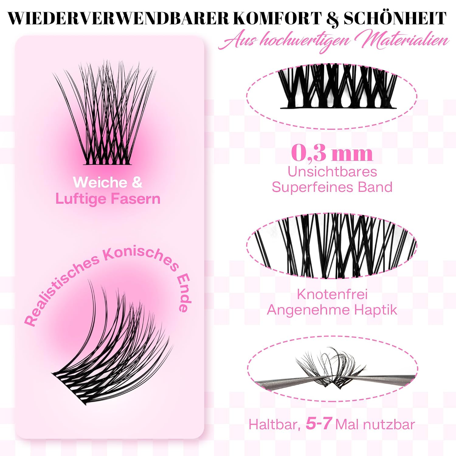 Detalle de CALAILIS 168 WimpernverlĂ€ngerung D Curl đ