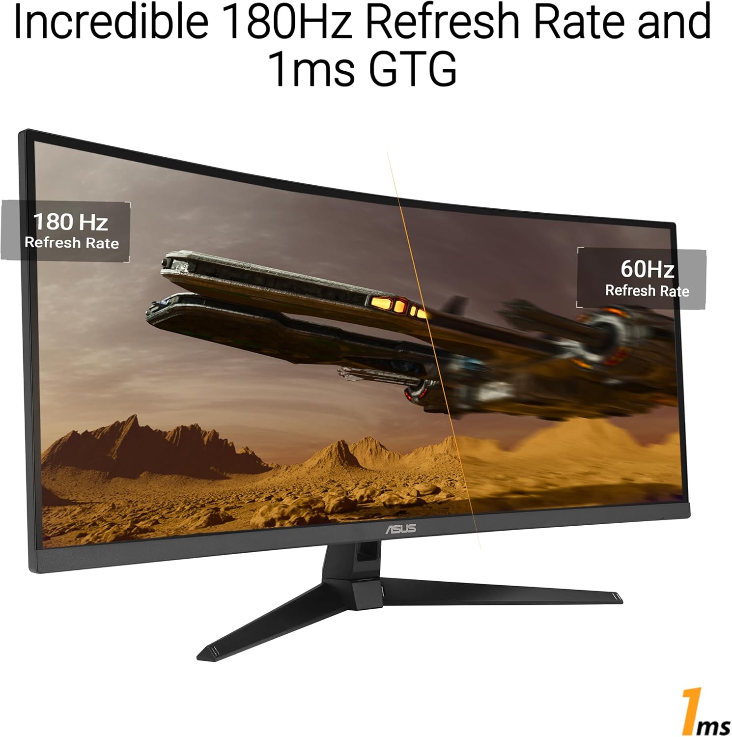 Detalle 1 de ASUS TUF Gaming VG34VQ3B 34" Curved QHD Monitor