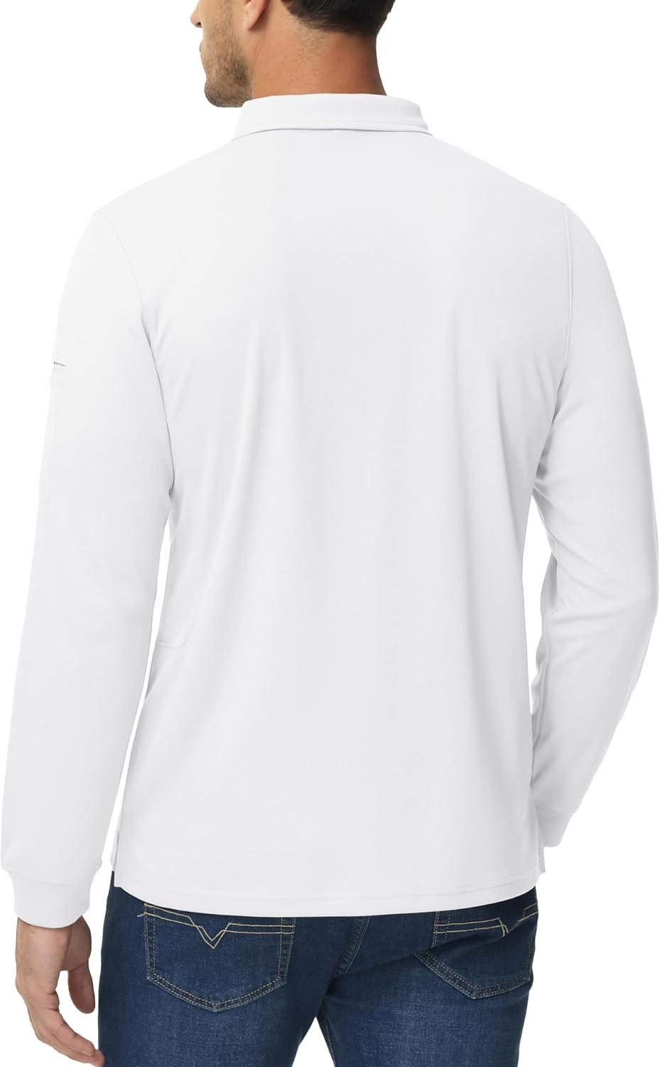 Thumbnail 1 de MAGCOMSEN Men's Polo Shirts 3 Button Quick Dry Long Sleeve Tactical Shirt