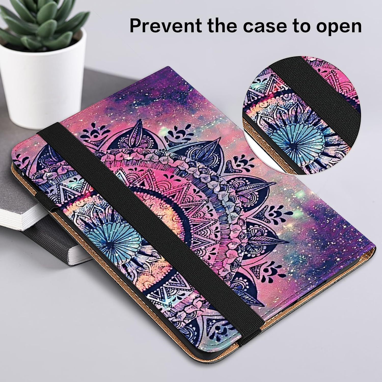 Thumbnail 3 de TUOLISG Case for Samsung Galaxy Tab A6 / Tab A 10.1 (2016) – PU Leather Flip Cover with Stand and Card Slots
