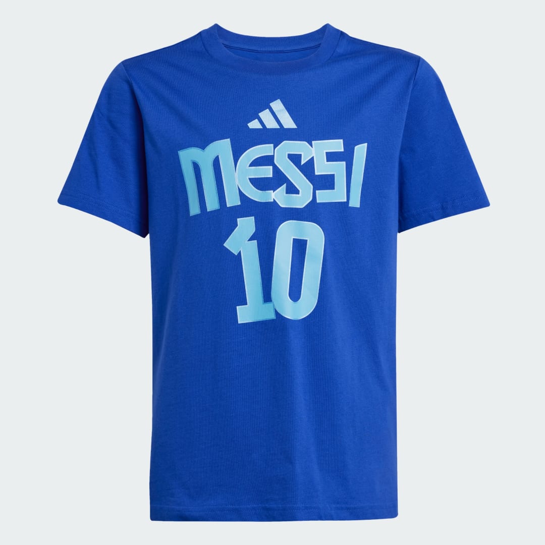 Thumbnail 3 de Adidas Camiseta Messi Name and Number Graphic (Niños) Azul