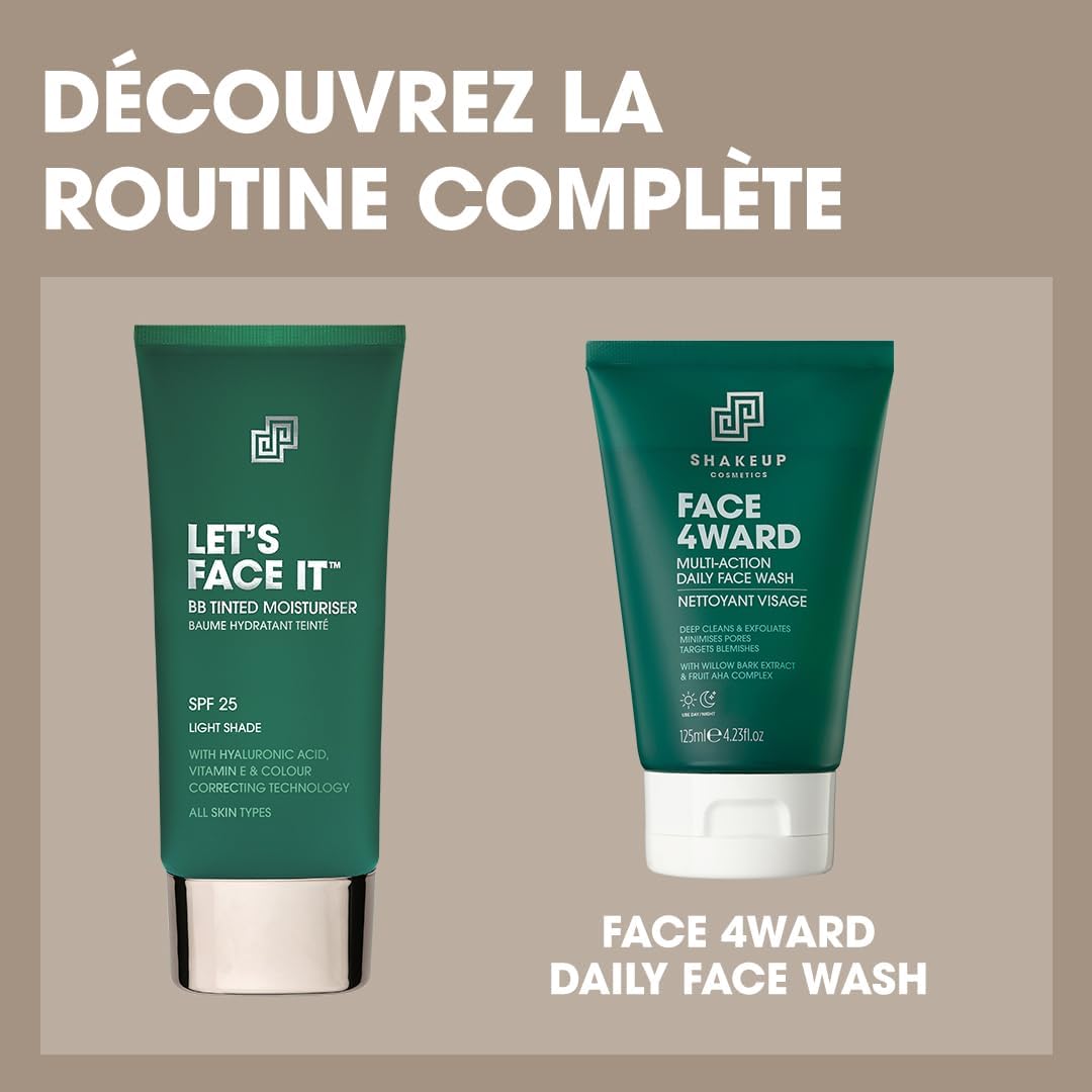 Thumbnail 6 de Shakeup Cosmetics Hydratant Teinté Homme - Teinte Medium, Vegan, SPF 25, 50 ml