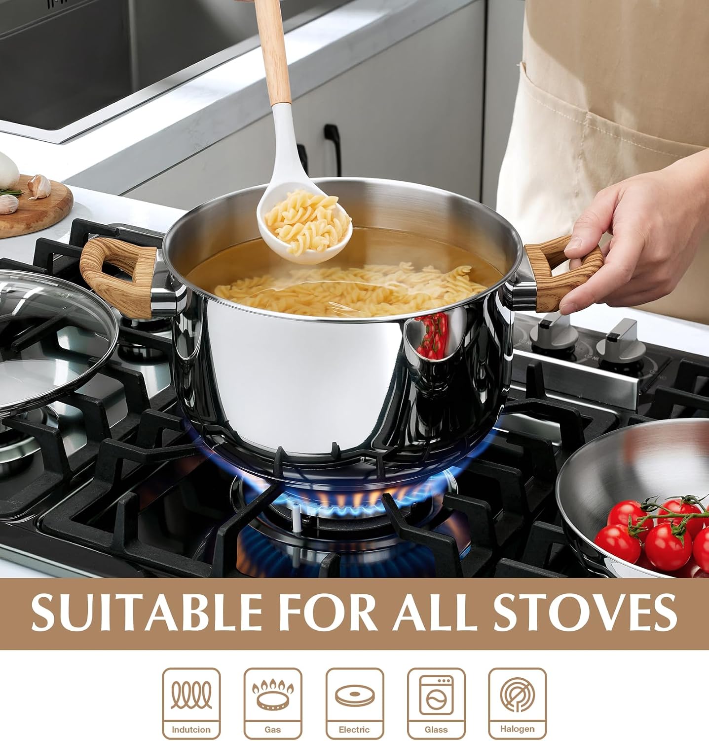 Detalle 2 de KOCH SYSTEME CS Stainless Steel Pot 6 Quart 🍲