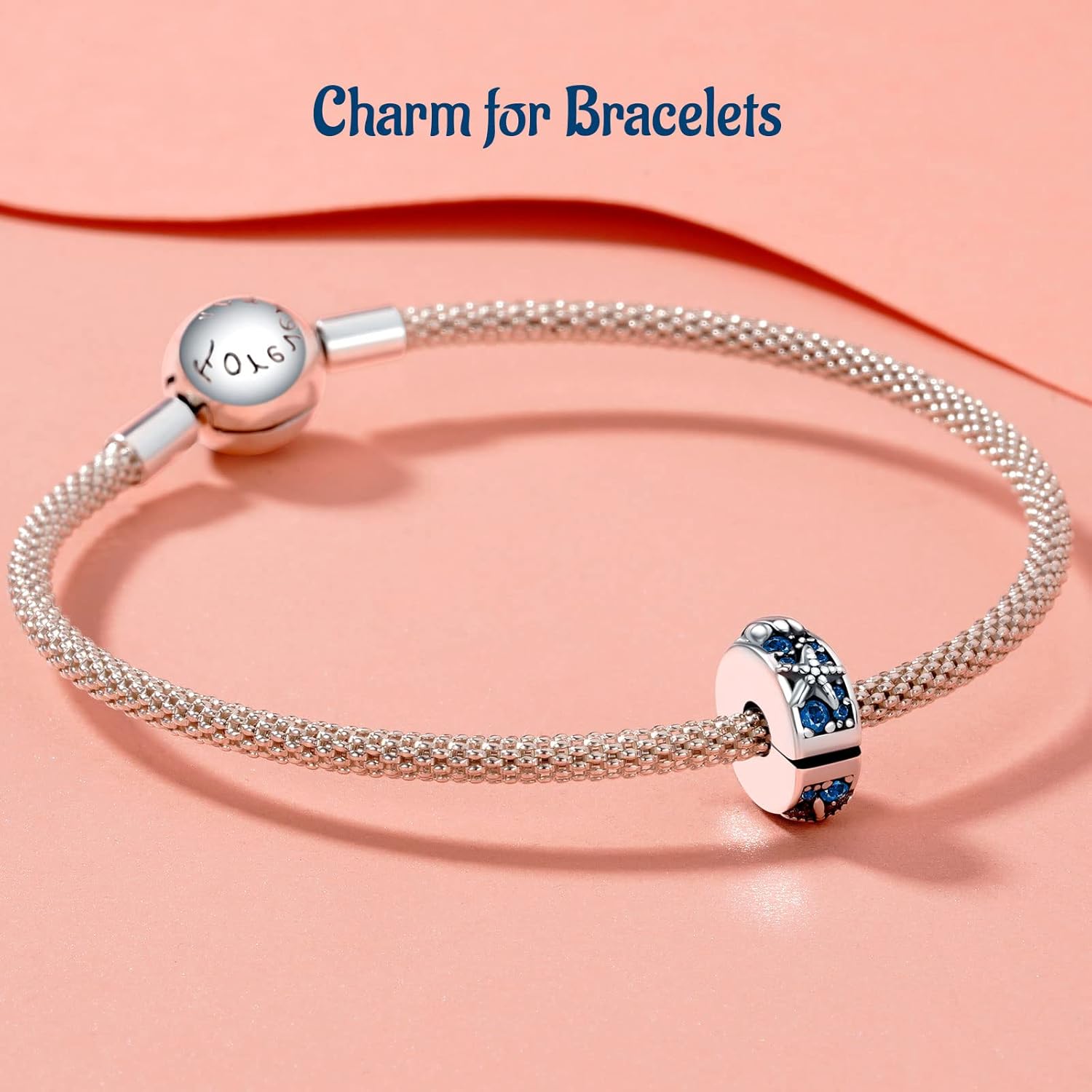 Thumbnail 4 de Amuefer Ocean Sea Charms - 925 Sterling Silber Rose Gold Schildkröte, Octopus & Meerestiere Anhänger für Armband