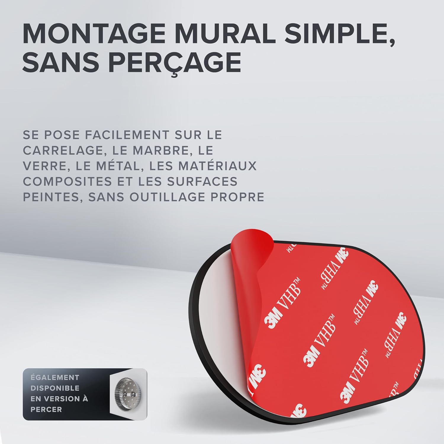 Thumbnail 4 de ovimar Brosse WC Finnkona – Noir, montage mural avec perçage ou collage
