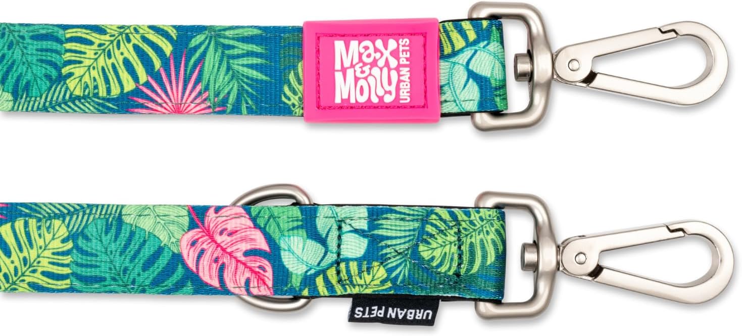 Detalle de Max & Molly wielofunkcyjna smycz dla psa 2 m Tropical/M, 7 sposobów użycia