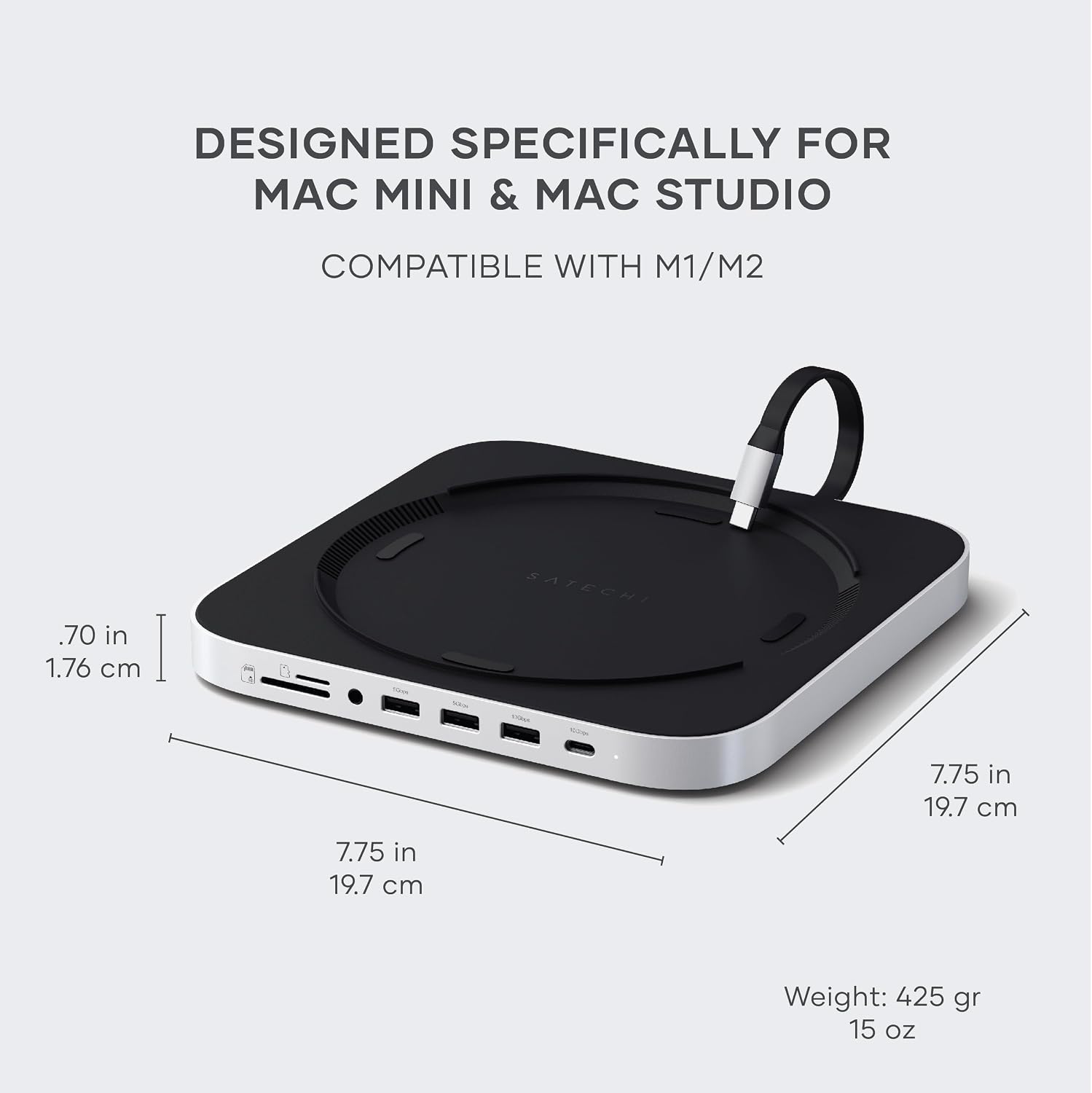 Thumbnail 3 de Satechi Mac mini Hub 10Gbps