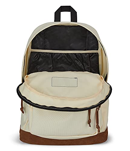 Detalle de JanSport Right Pack Backpack — Durable Daypack with 15" Laptop Sleeve and Water Bottle Pocket (Coconut)