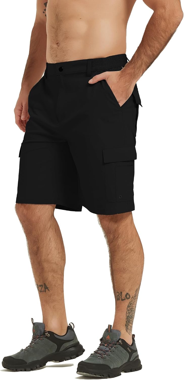 Detalle de KeihTrail Men's Cargo Hiking Shorts
