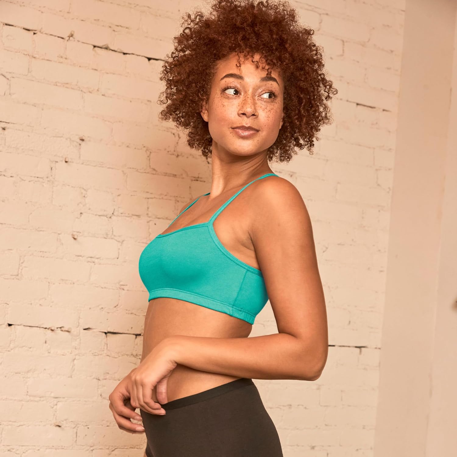 Thumbnail 4 de Hanes 3-Pack Short Crop Bralette for Women — Soft, Wireless Support and Cool Comfort