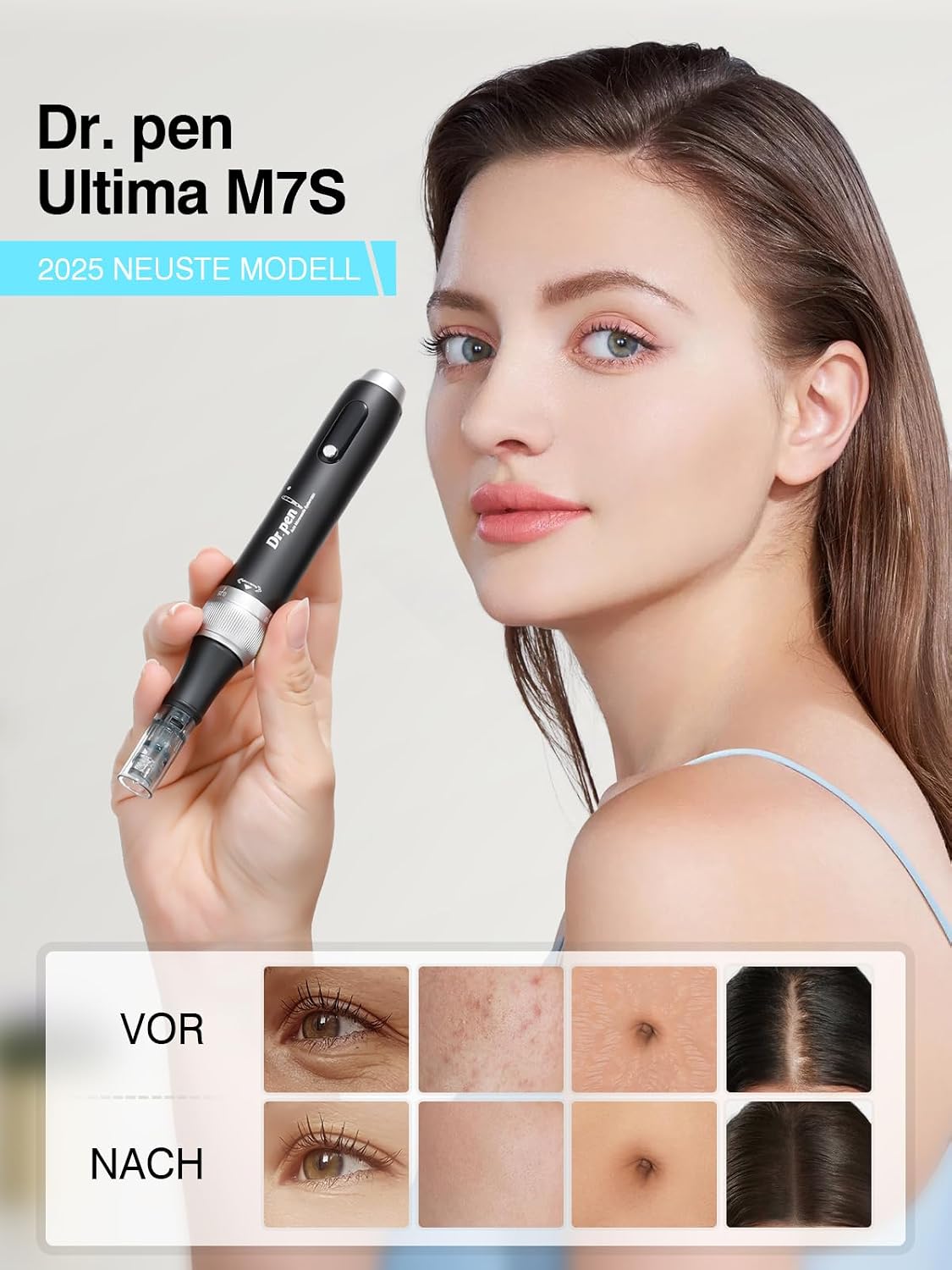 Detalle 2 de Dr. pen Ultima M7S Microneedling Pen 2025 27 Ersatzkartuschen