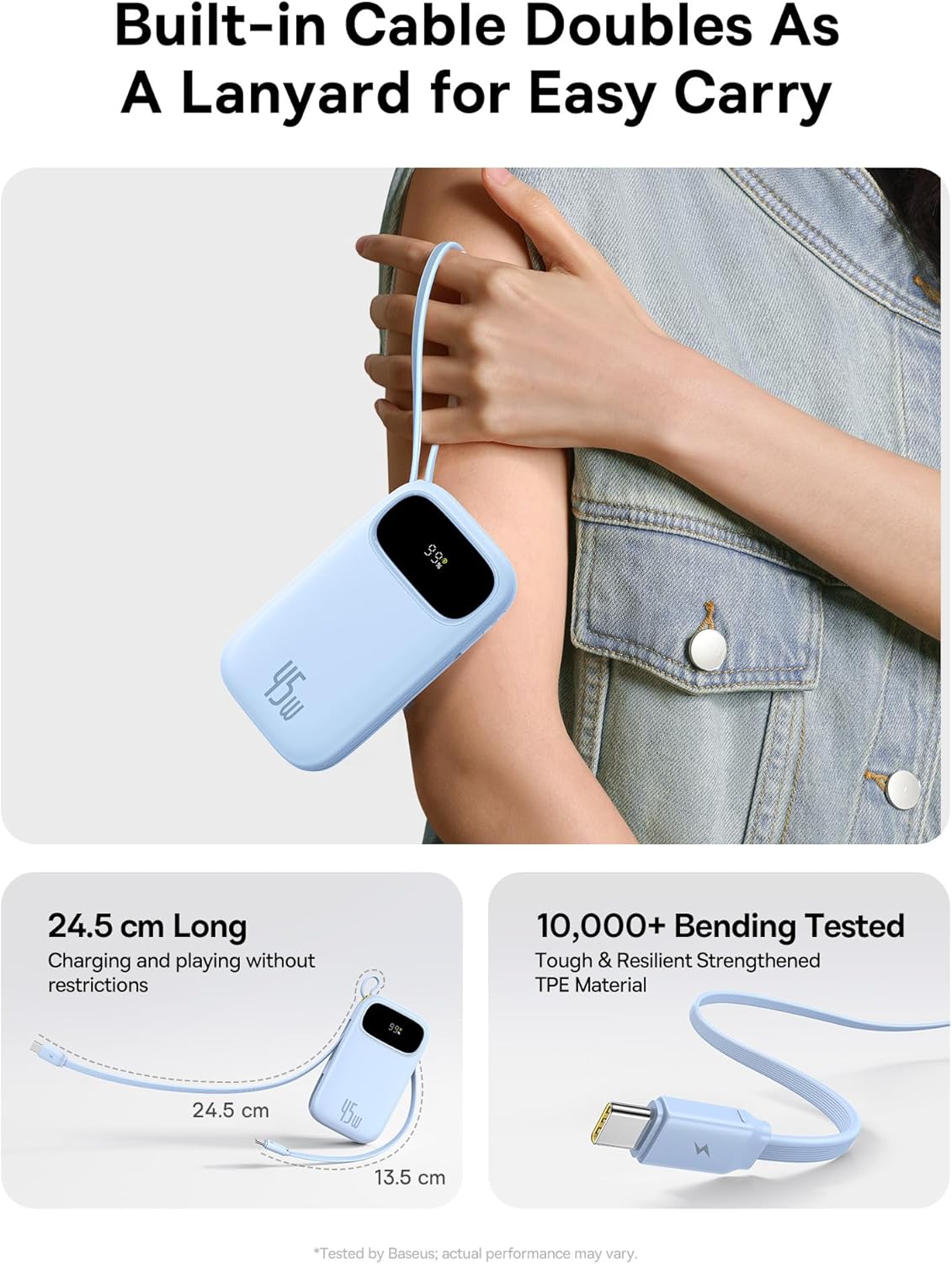 Thumbnail 3 de Baseus Powerbank 20000 mAh 45W portable charger