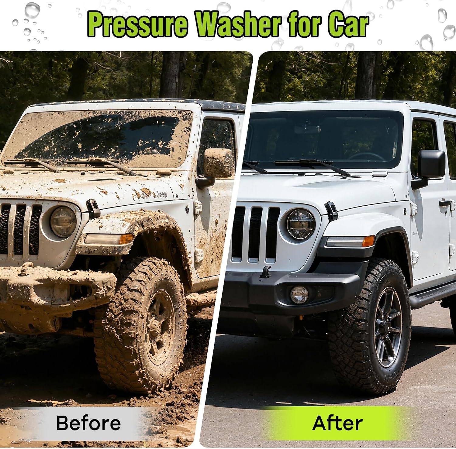 Thumbnail 6 de LWQ Pressure Washer with 4 Quick-Connect Nozzles and Foam Cannon