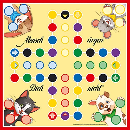Detalle de Schmidt Spiele 49189 Kinderspiele Klassiker – Die bunte Sammlung für 2–6 Spieler