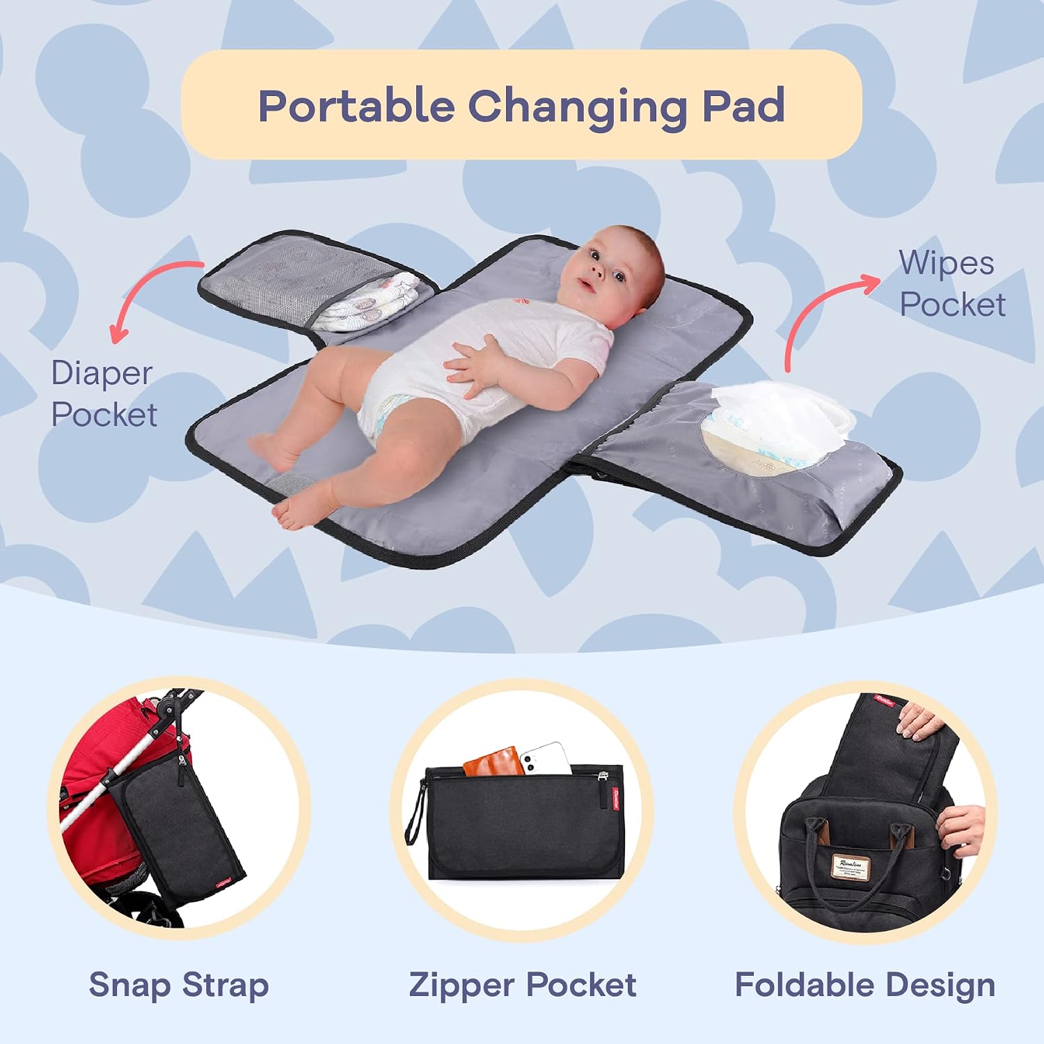 Detalle 2 de RUVALINO Baby Changing Bag Backpack 17