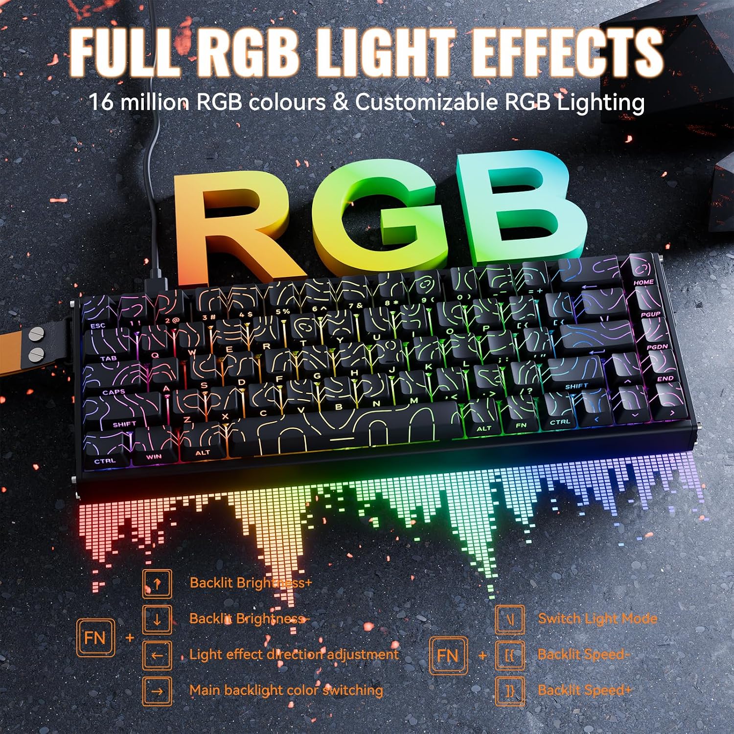 Thumbnail 6 de ATTACK SHARK X68 HE gaming keyboard