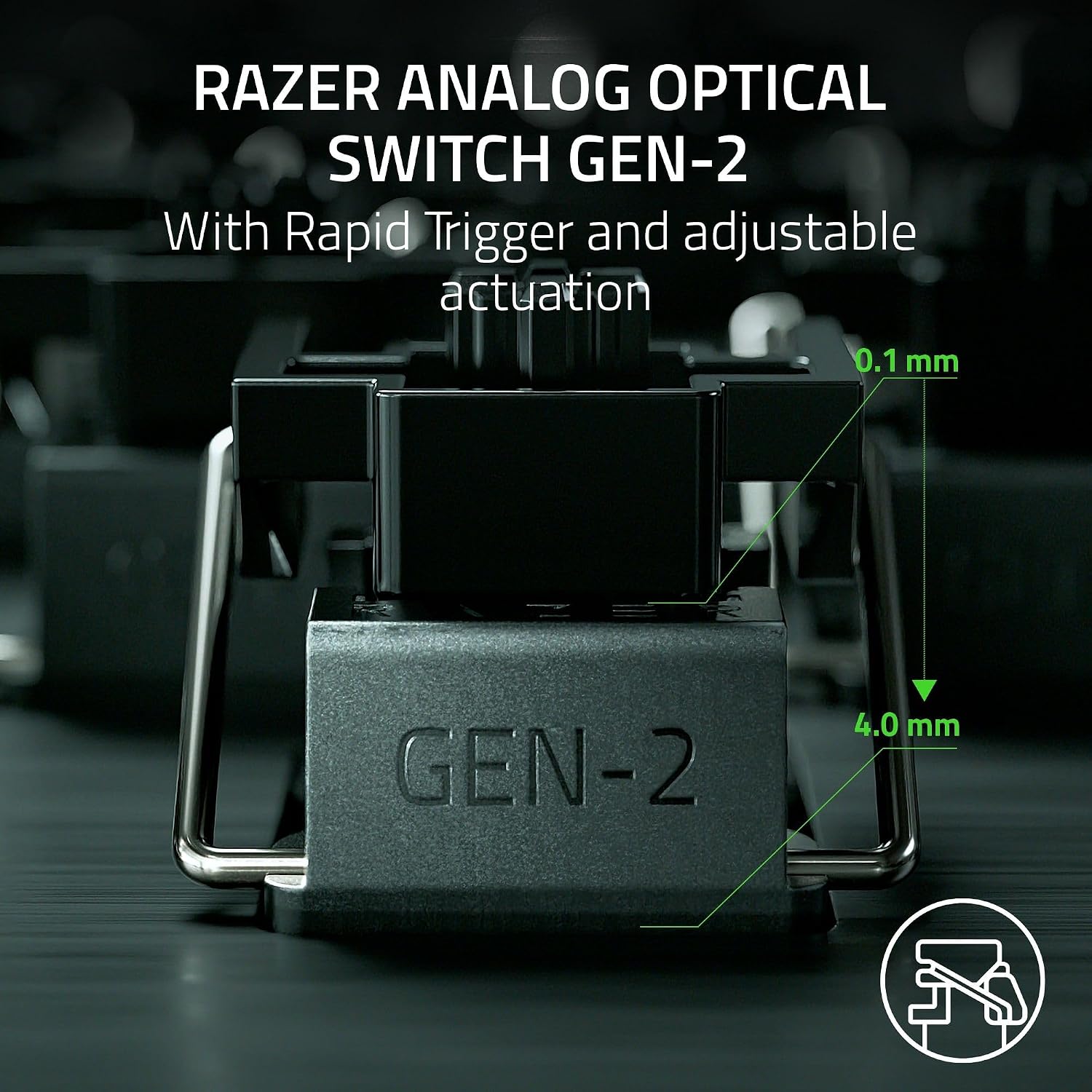 Detalle de Razer Huntsman V3 Pro Mini 60% gaming keyboard