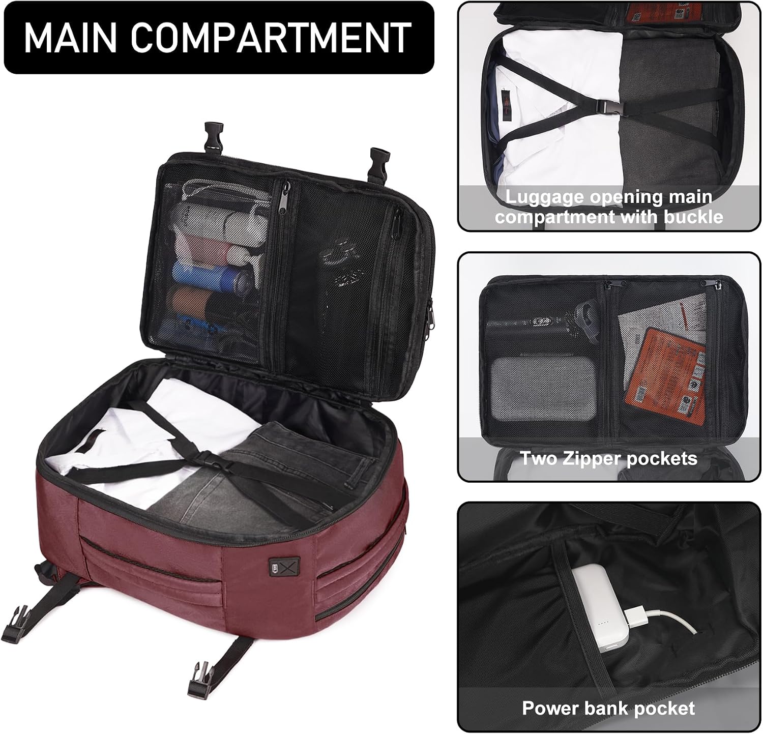 Thumbnail 6 de ECOHUB Ryanair Cabin Bag 20L underseat backpack