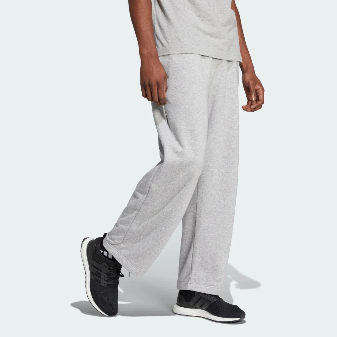 Thumbnail 2 de Pantalón Essentials Wide Leg 3 Bar Logo de Adidas – Gris