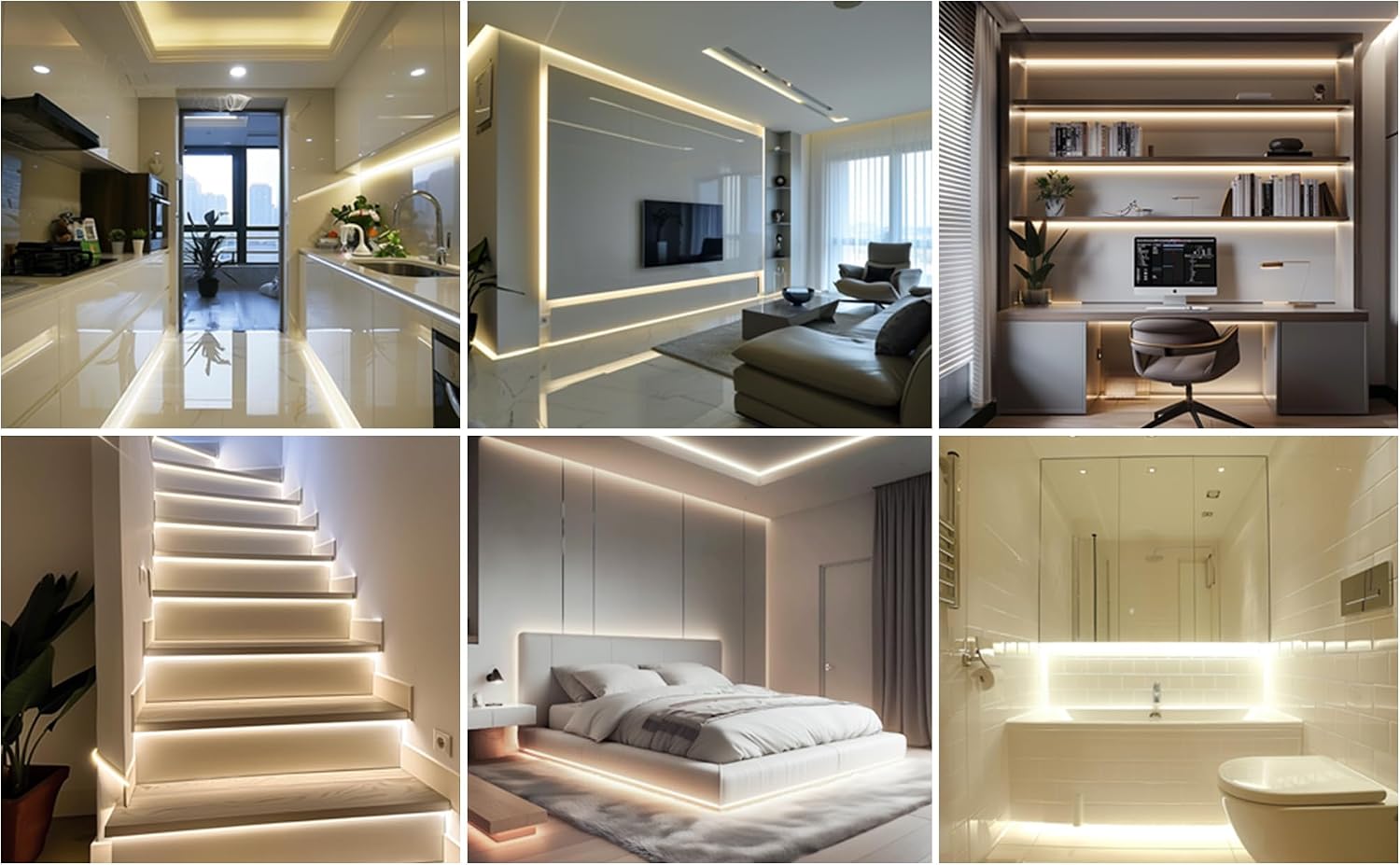 Thumbnail 6 de luktix COB LED Strip 5M: 4000K Natural White, 24V Dimmable, CRI92+, Remote + UKCA Power Supply