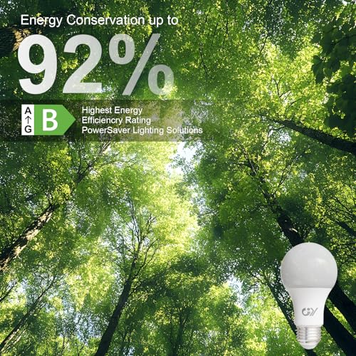 Thumbnail 8 de GY Ampoule LED E27 – 8 W, équivalent 100 W, 1521 lm, 6500 K, non dimmable, lot de 6