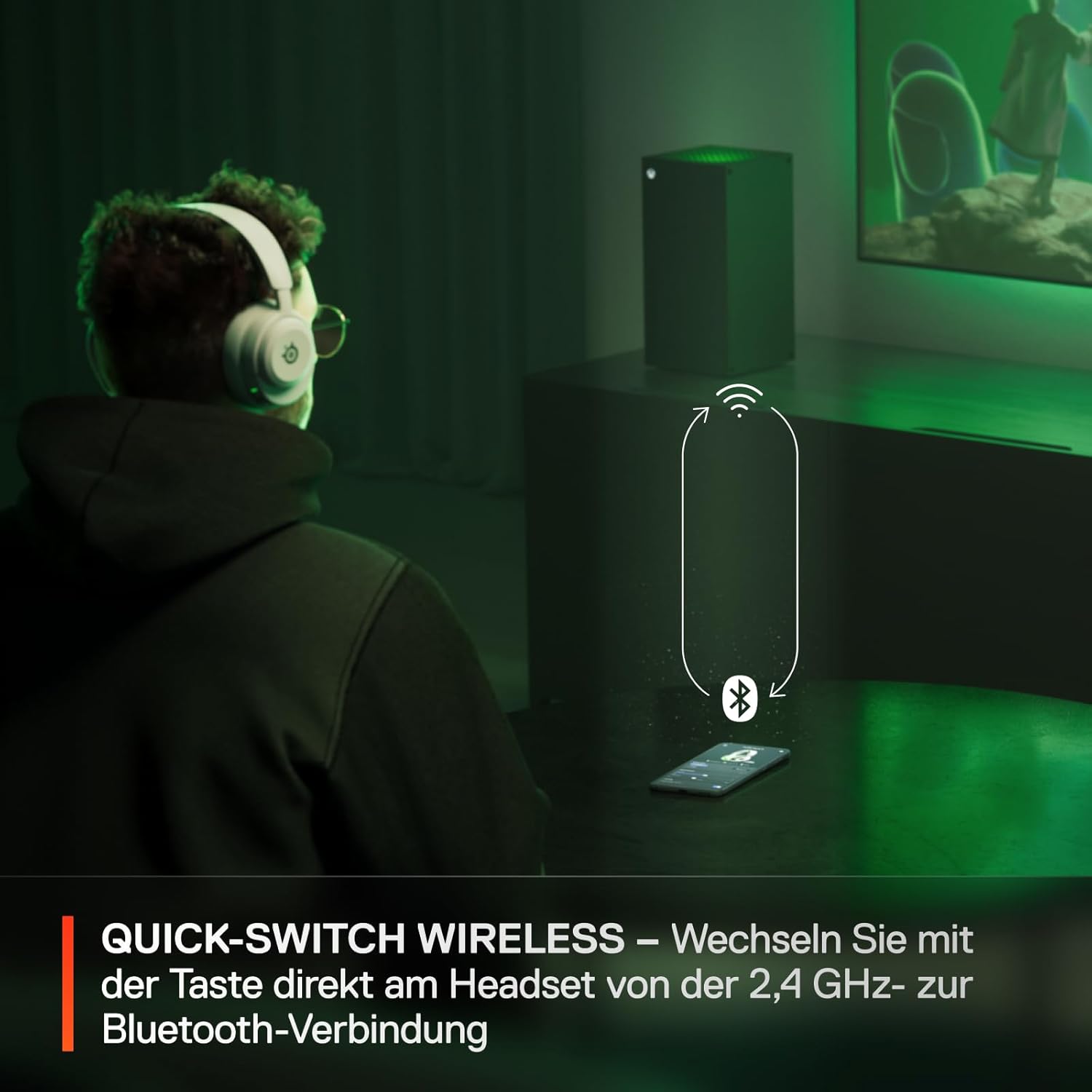 Thumbnail 3 de SteelSeries Arctis Nova 5X Wireless – Multi-System Gaming Headset mit 2,4 GHz/Bluetooth, 60 Std. Akku