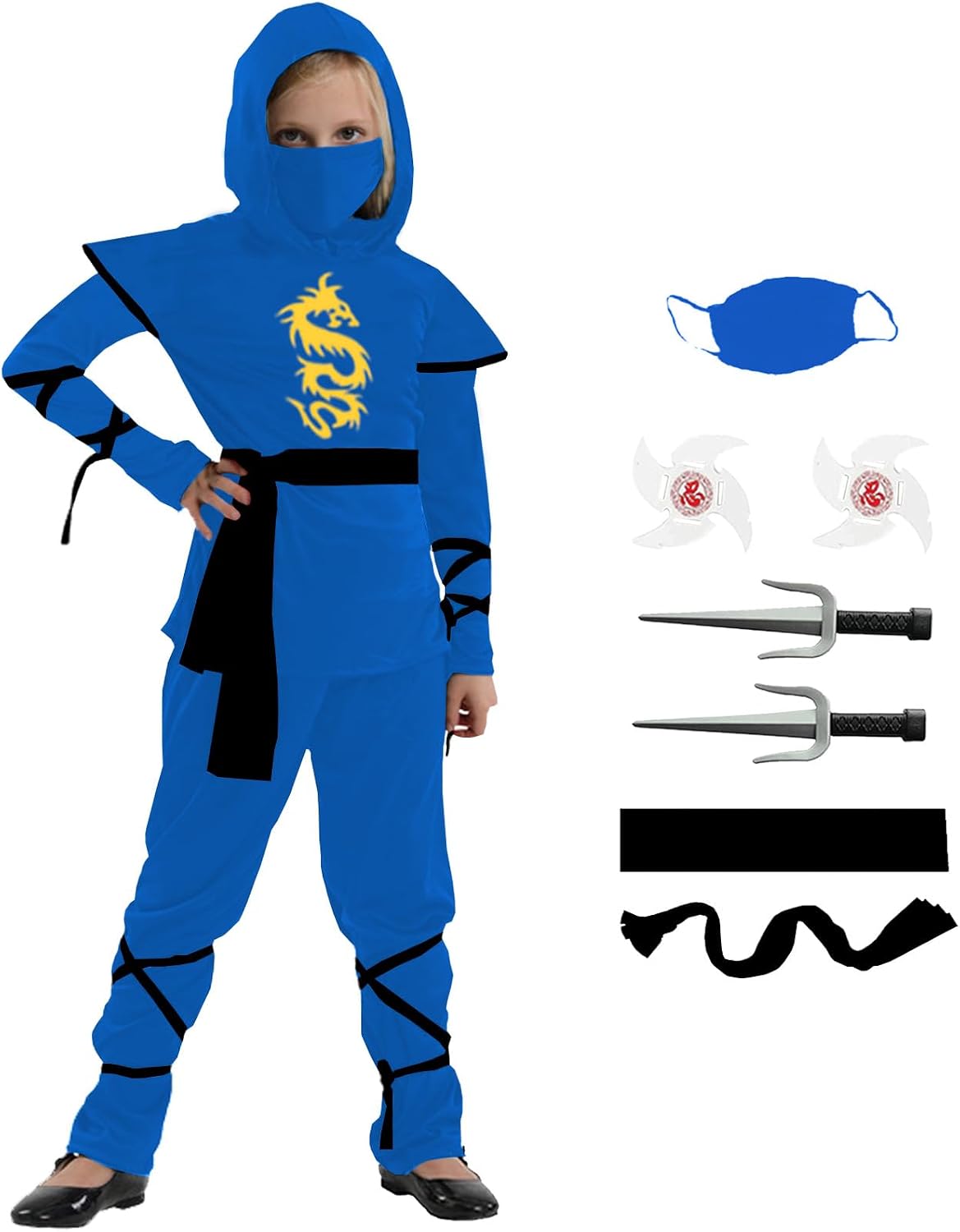 Thumbnail 6 de SATKULL Ninja Costume Set for Kids