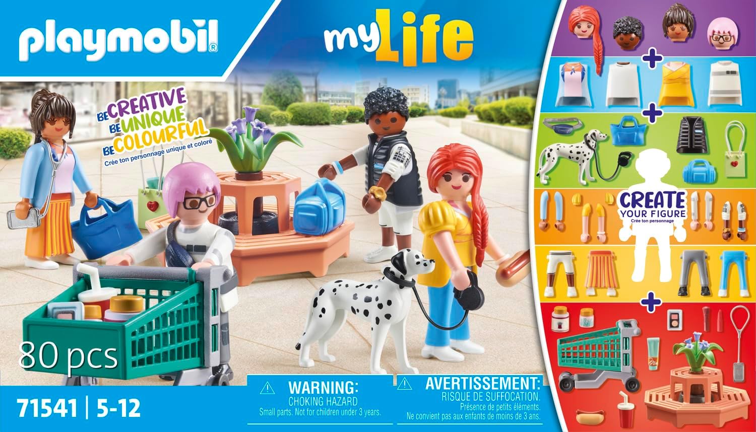Thumbnail 3 de PLAYMOBIL myLife 71541 MyFigures: Shopping – Un set di gioco con carrello, borsa e accessori per ore di shopping creativo
