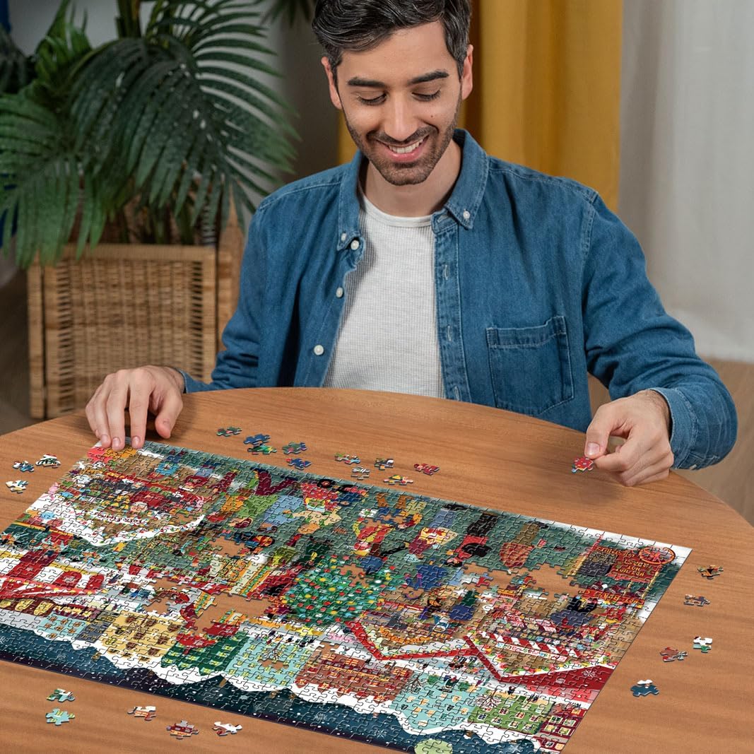 Thumbnail 3 de Ravensburger Puzzle Adulte 1000 pièces Le marché de Noël — qualité supérieure pour des moments de détente